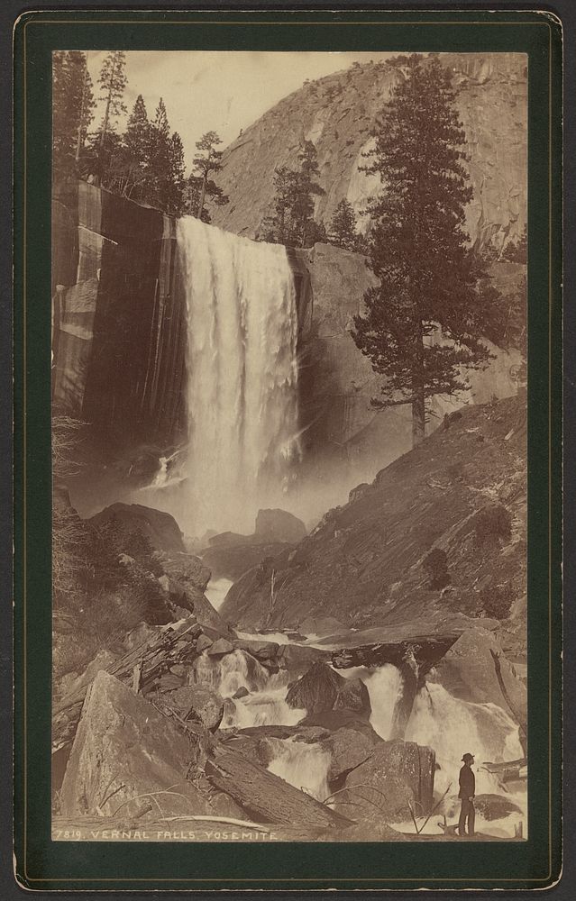 Vernal Falls. Yosemite. by William Henry Jackson