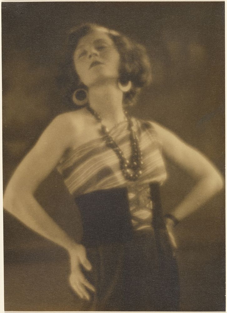Portrait of a Woman with Arms Akimbo by Louis Fleckenstein