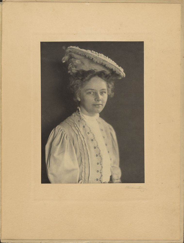 Portrait of a Woman with Embroidered Jacket by Louis Fleckenstein