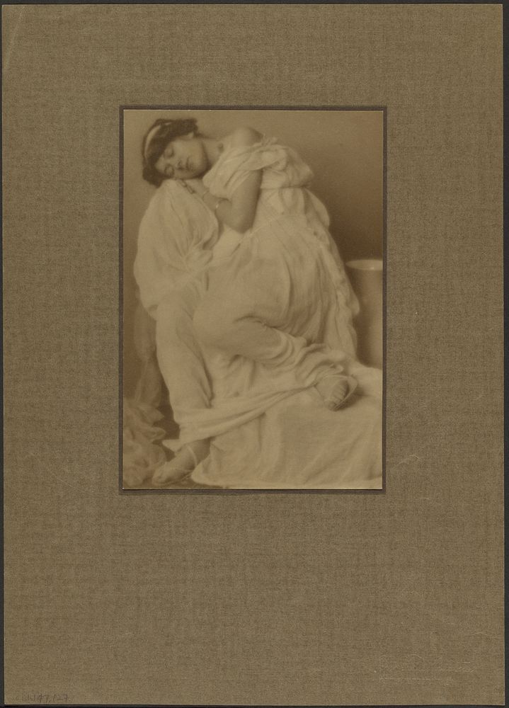 Draped Model, Sleeping by Louis Fleckenstein