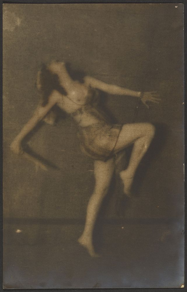 Female Dancer with Dagger by Louis Fleckenstein
