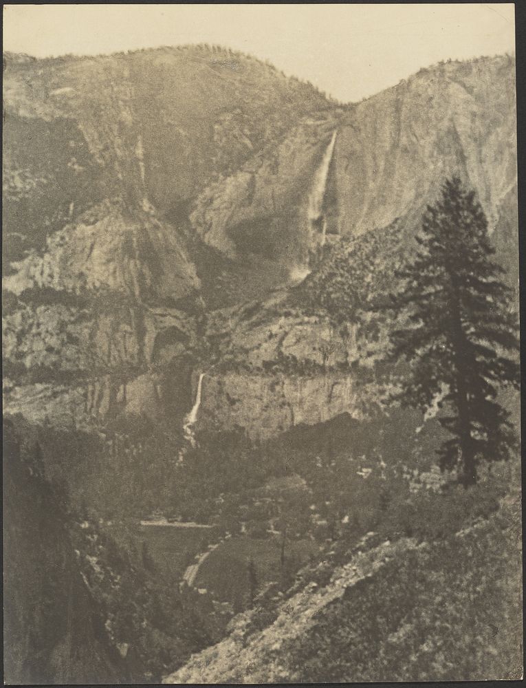 Yosemite Falls from Ledge Trail by Louis Fleckenstein