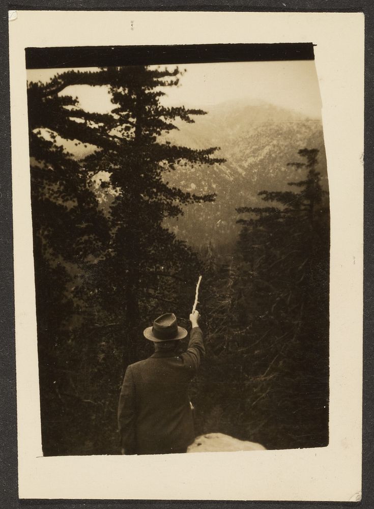 Man Pointing with a Stick by Louis Fleckenstein