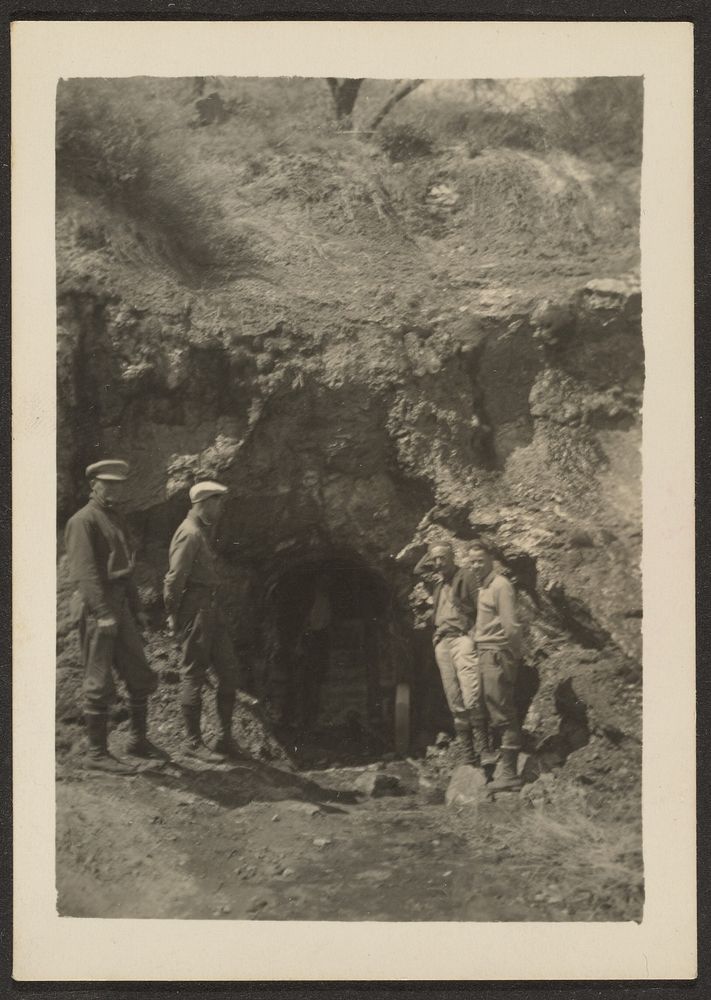 Group at Mouth of Cave by Louis Fleckenstein