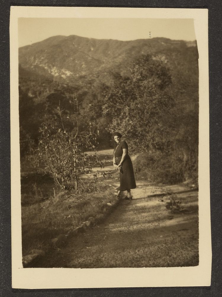 Woman on Path by Louis Fleckenstein