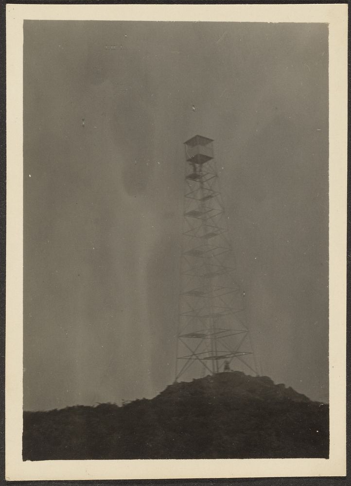 Landscape with Electrical Tower by Louis Fleckenstein