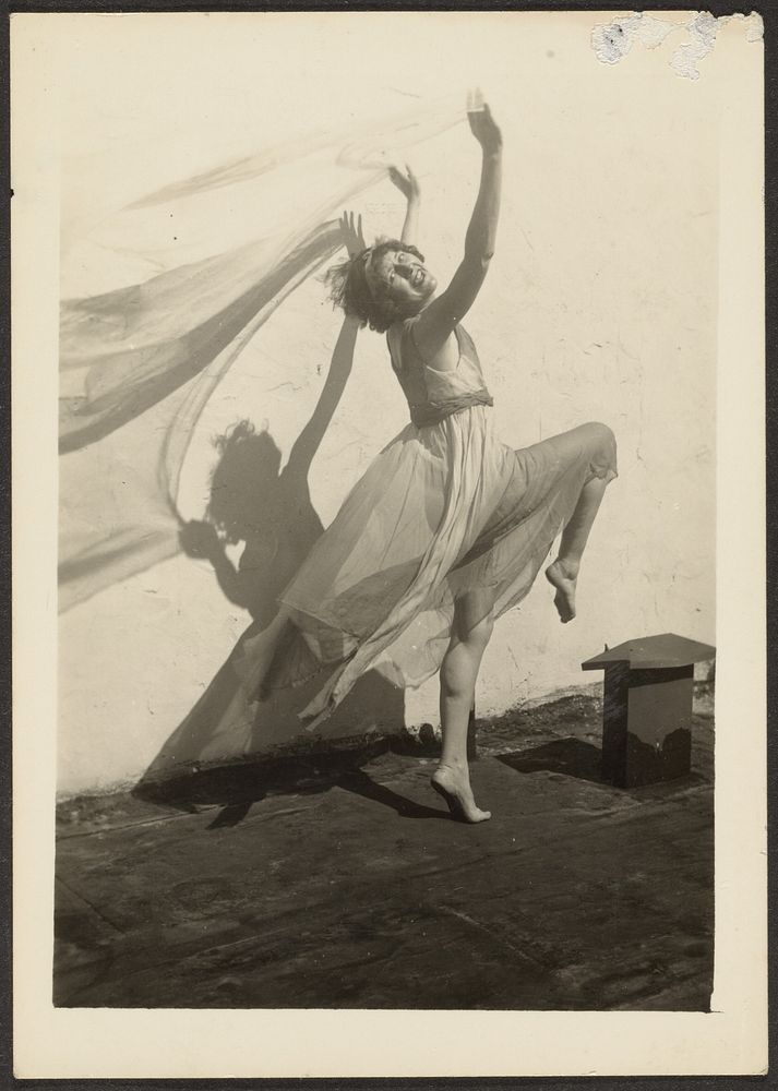 Florence Dancing on Rooftop by Louis Fleckenstein