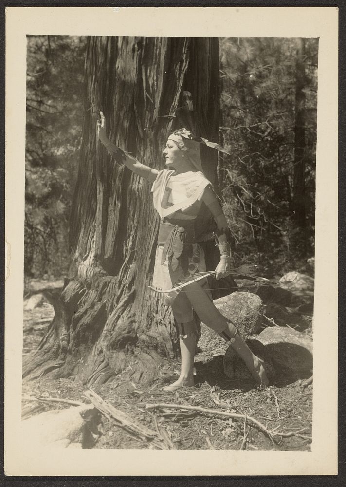 Archer in Woods by Louis Fleckenstein