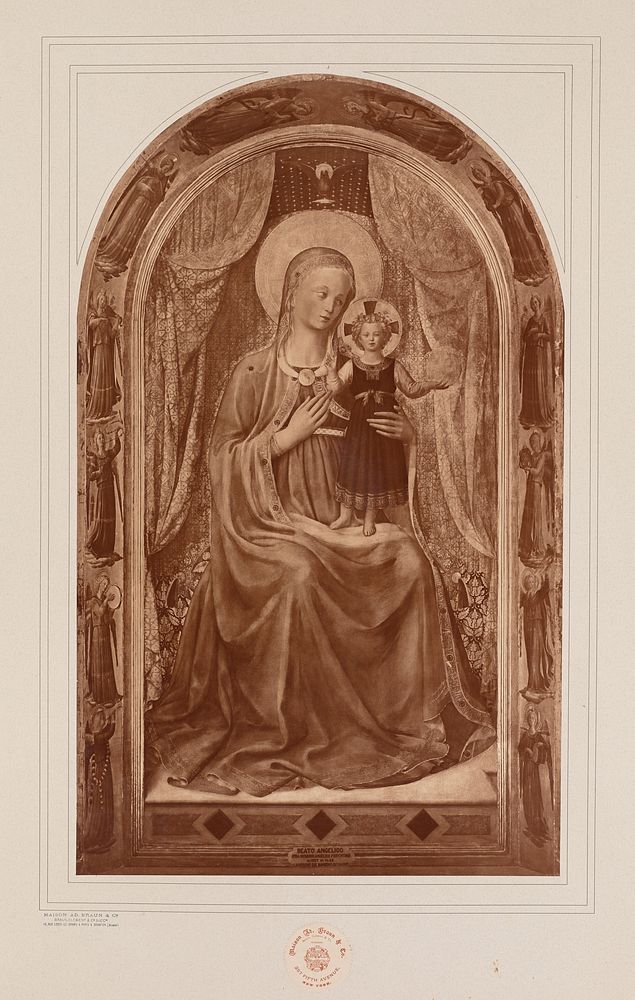 Fra Angelico's "Virgin and Child" by Adolphe Braun
