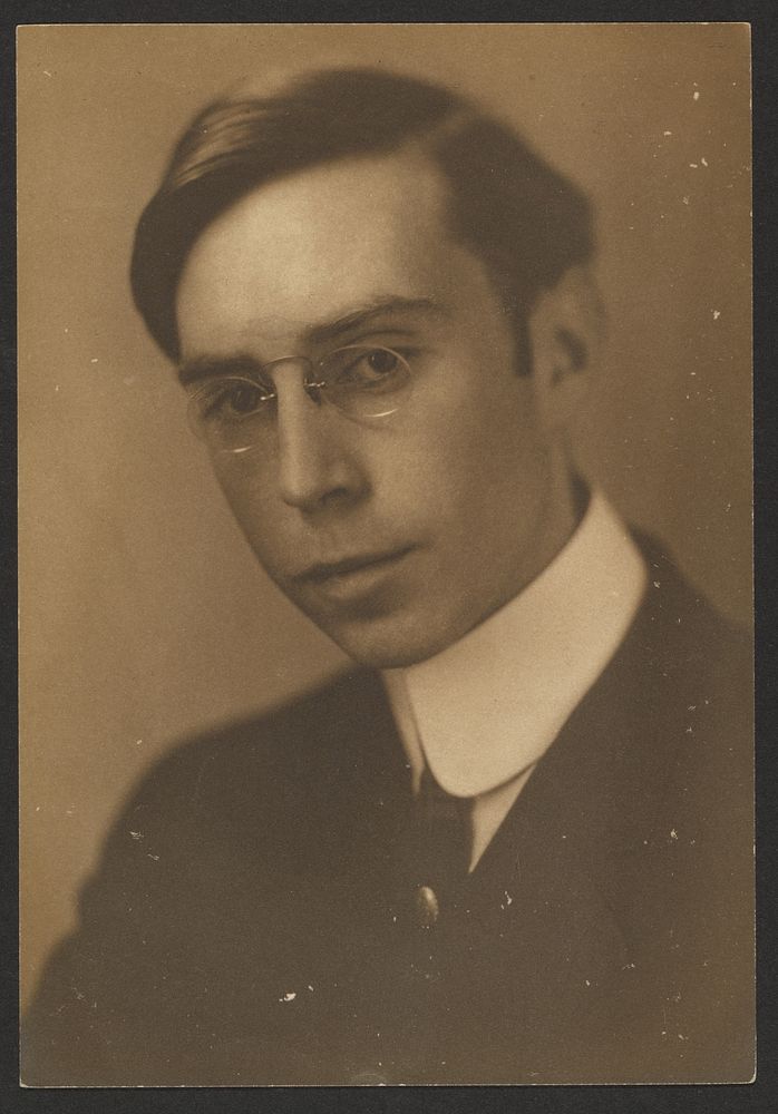 Portrait of Young Man with Pince Nez by Louis Fleckenstein