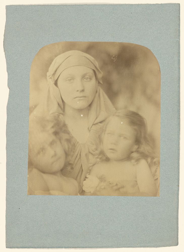 Madonna with two children by Julia Margaret Cameron