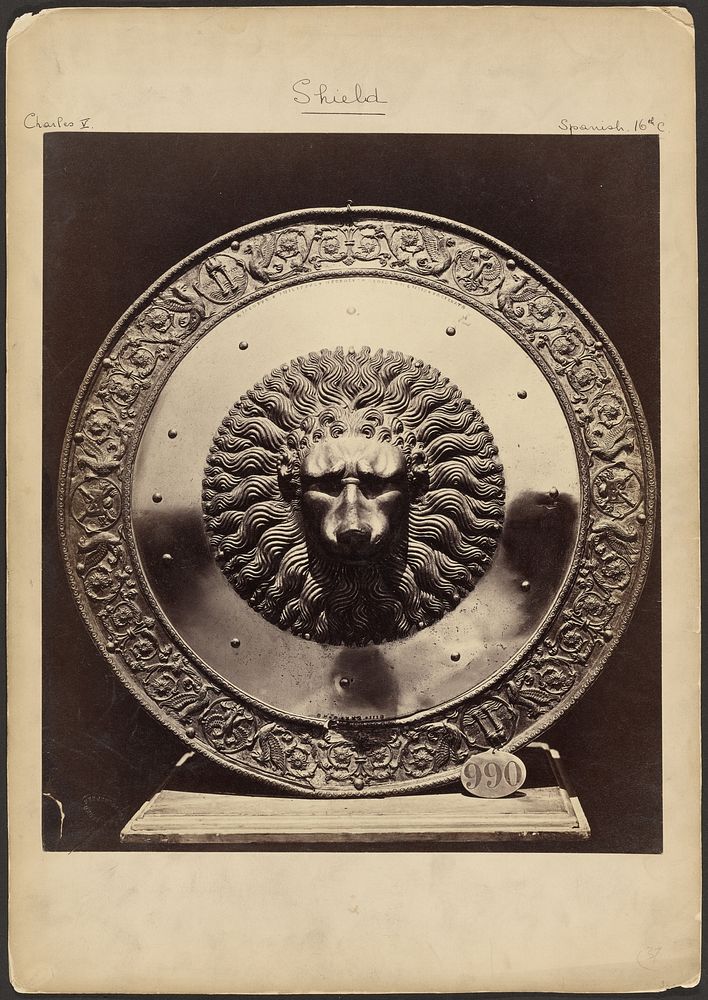 Shield from Madrid Armory by Charles Clifford