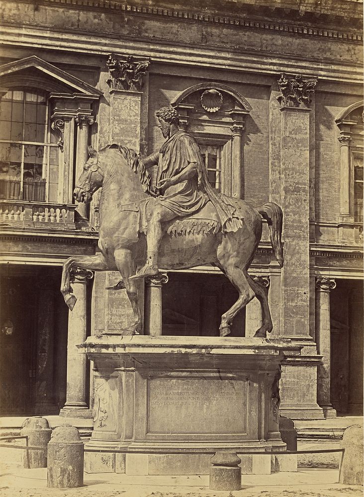 Equestrian statue of Marcus Aurelius - Rome by Tommaso Cuccioni