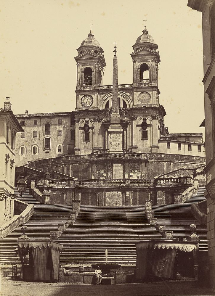 Spanish Steps and Church of Trinita dei Monti - Rome by Tommaso Cuccioni