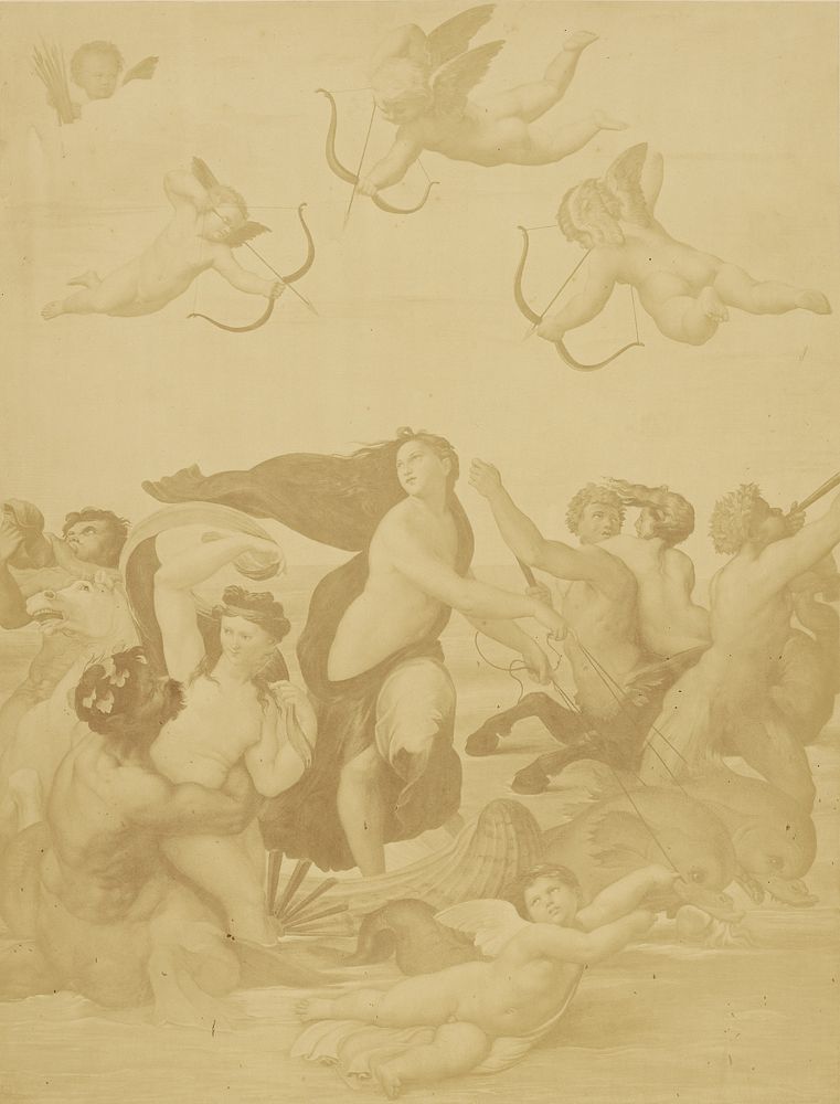 Reproduction of Galatea by Raphaël by Charles Marville