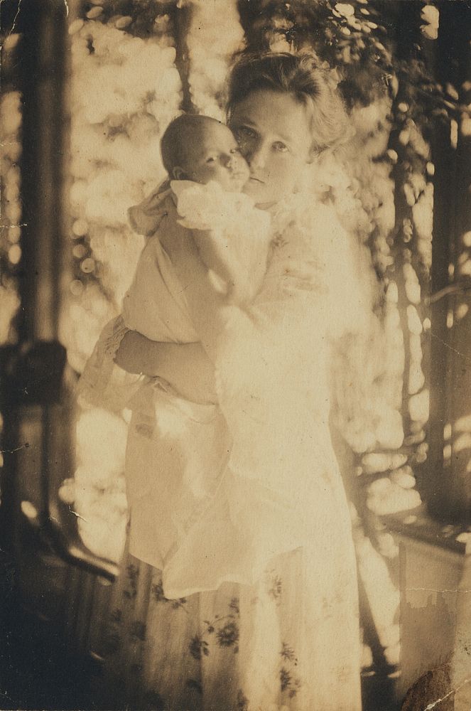 Gertrude O'Malley and son Charles by Gertrude Käsebier