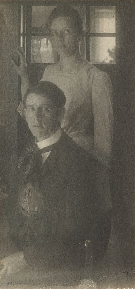 Portrait of Clarence H. & Jane White by Gertrude Käsebier