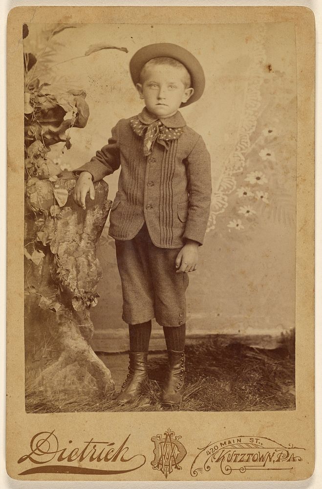 Freddie Henry Sechler. 6 years old. by W A Dietrich