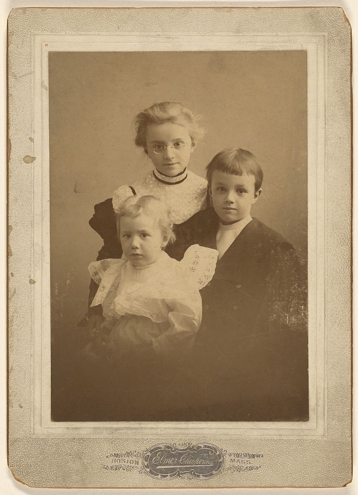 Three children by Elmer Chickering
