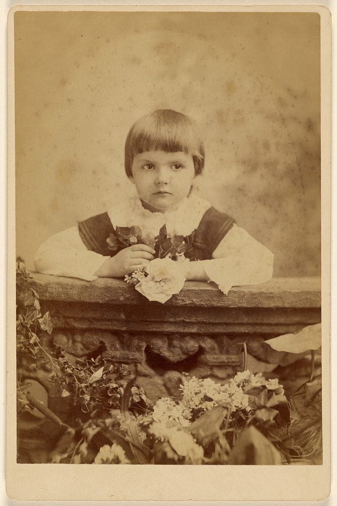 Julia P. Smith. 1885. Aged 5 yrs. 1mo. by Napoleon Sarony