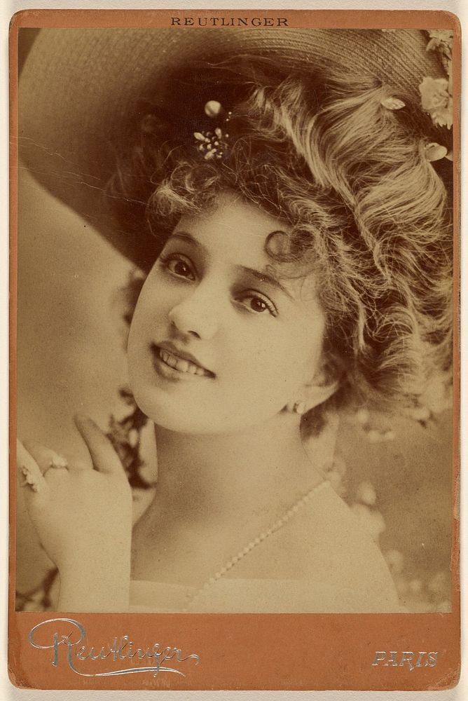 Marguerite Bresil by Emile Auguste Reutlinger