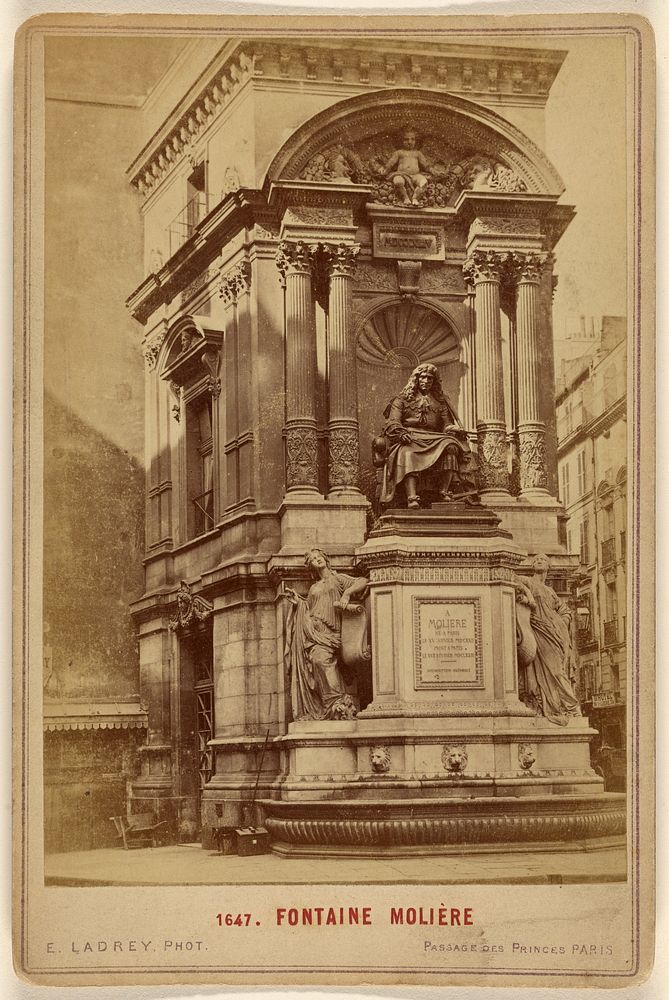 Fontaine Moliere by Ernest Ladrey