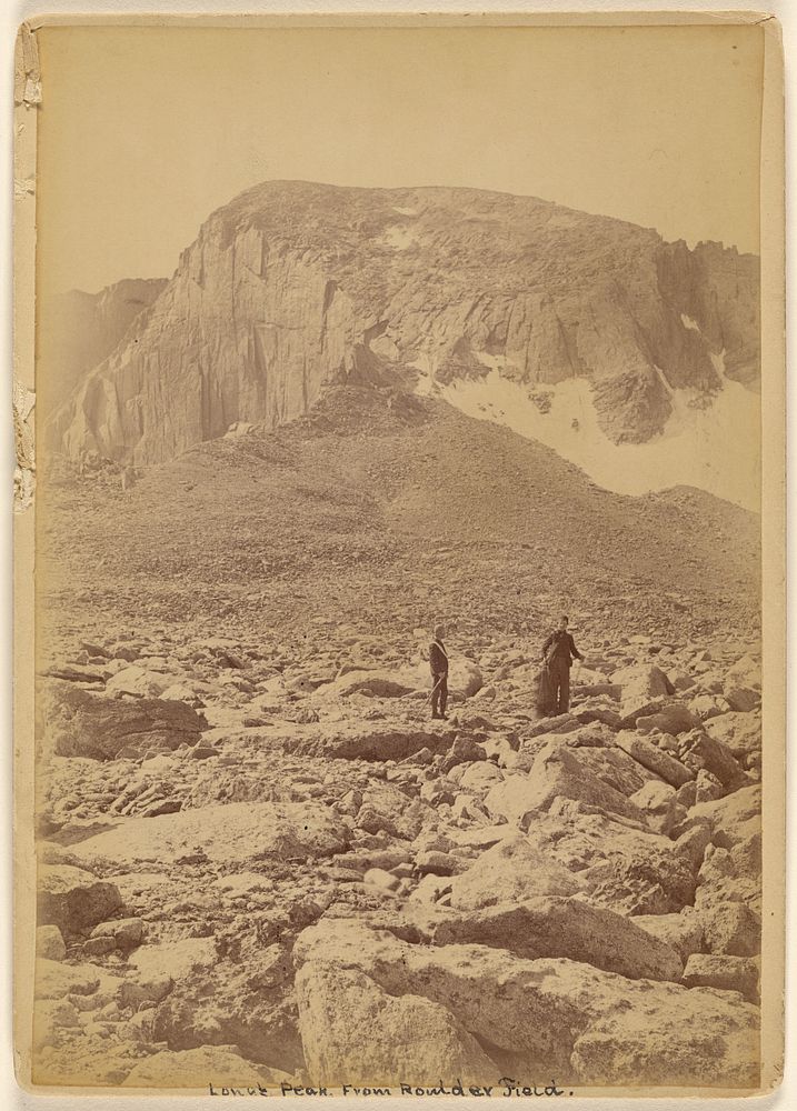 Long's Peak From Boulder Field.