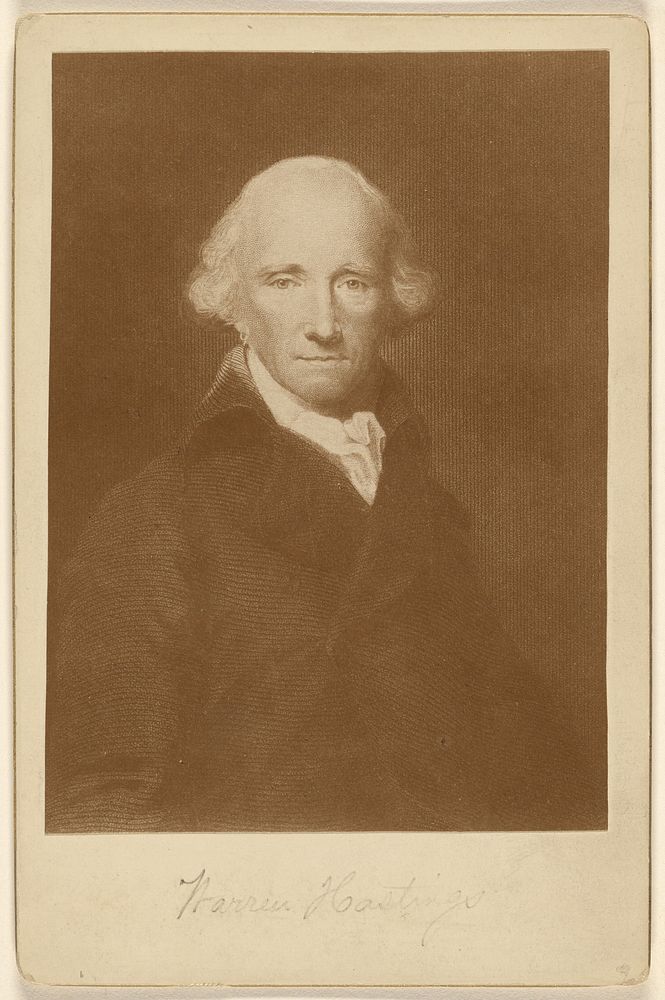Warren Hastings (from an engraving)