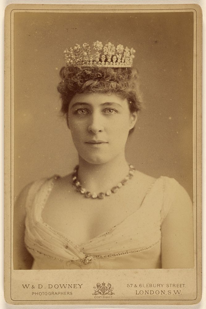Mrs. Langtry [Lillie Langtry] by W and D Downey