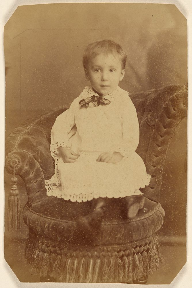 [Portrait of a young child, seated].