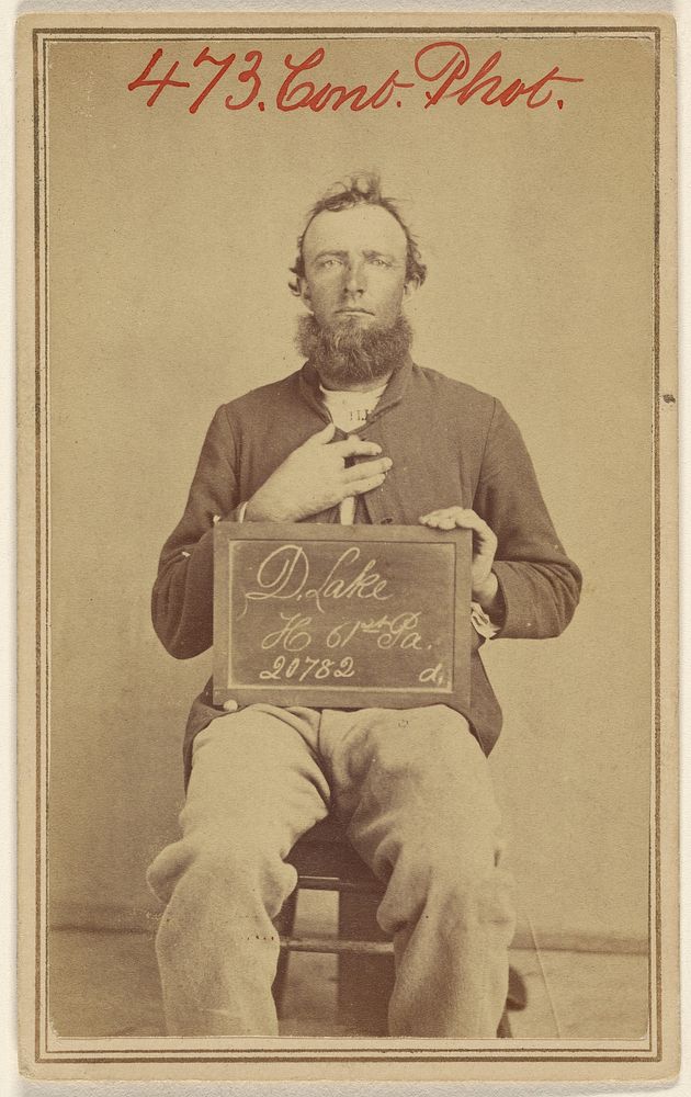 D. Lake, Civil War victim by William H Bell