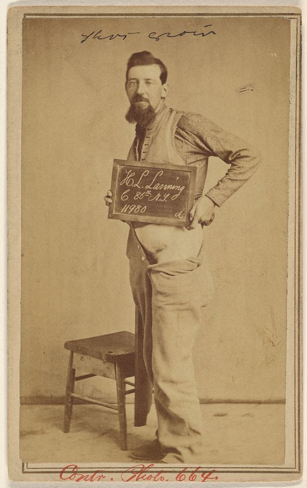 H.L. Lanning, G 86th N.Y. 11980. Civil War victim by William H Bell