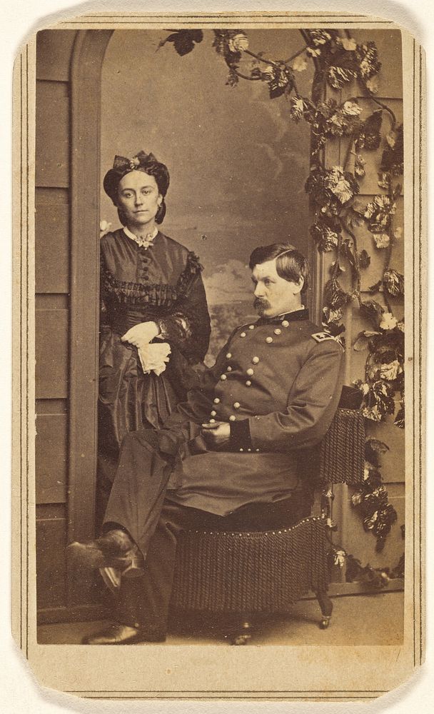 General George Brinton McClellan and his wife by Charles DeForest Fredricks