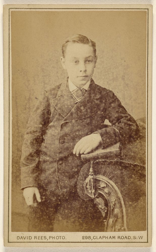 Unidentified well-dressed young boy by David Rees