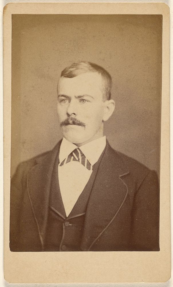Unidentified man with moustache