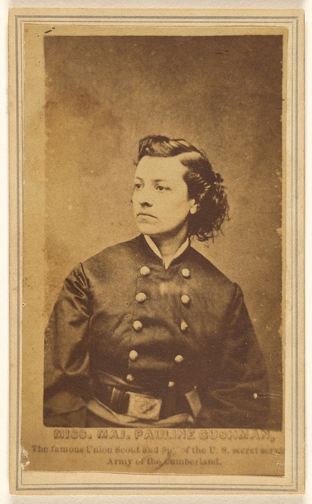 Miss Maj. Pauline Cushman, the famous Union Scout and Spy of the U.S. Secret Service, Army of the Cumberland by Henry C…