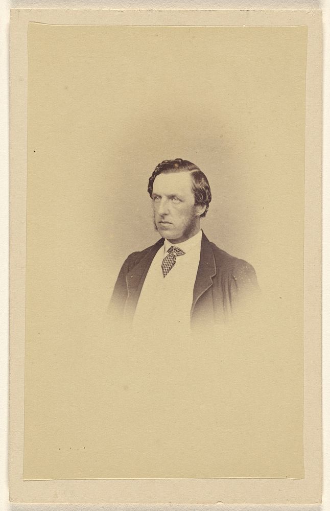 Unidentified man, in vignette style by Nicholas and Co