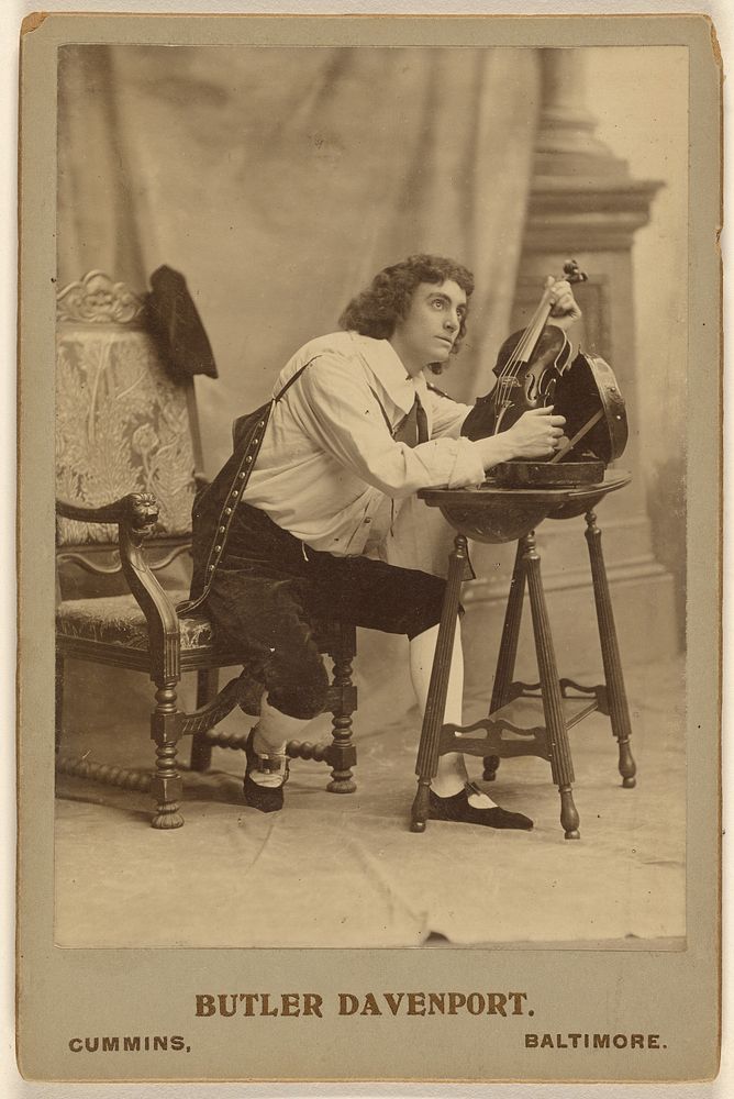 Butler Davenport. "The Violin-Maker of Cremona" by Cummins