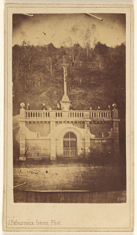 View of a tomb in France by Fafournoux Frères