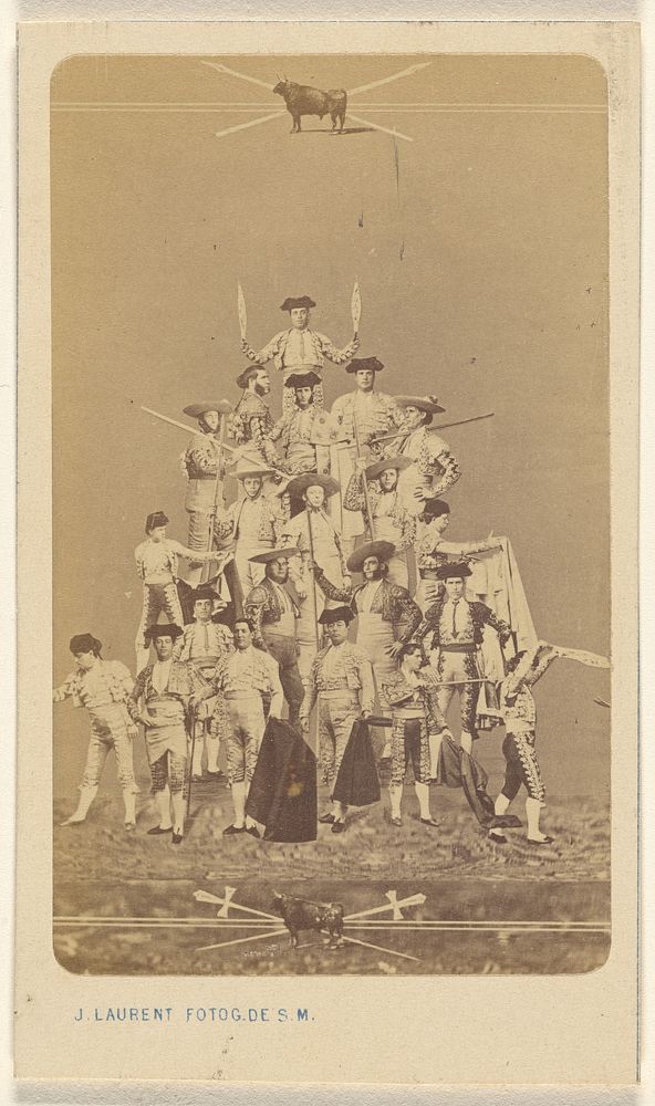 The Celebrated Matadors, Picadors, Bandelleros of 1865. by Juan Laurent