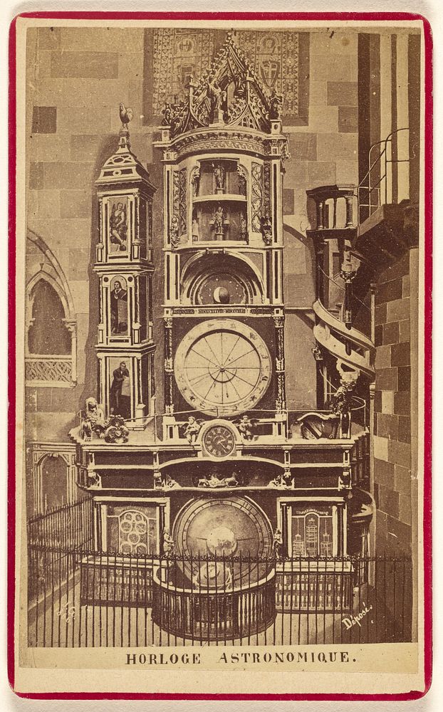 Horloge Astronomique. The Strasbourg Clock. by J G