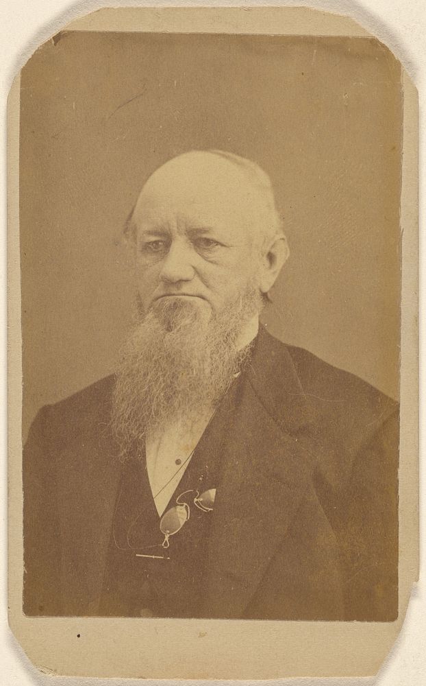 Unidentified older man with a long beard, a pince-nez around his neck by Peter S Weaver