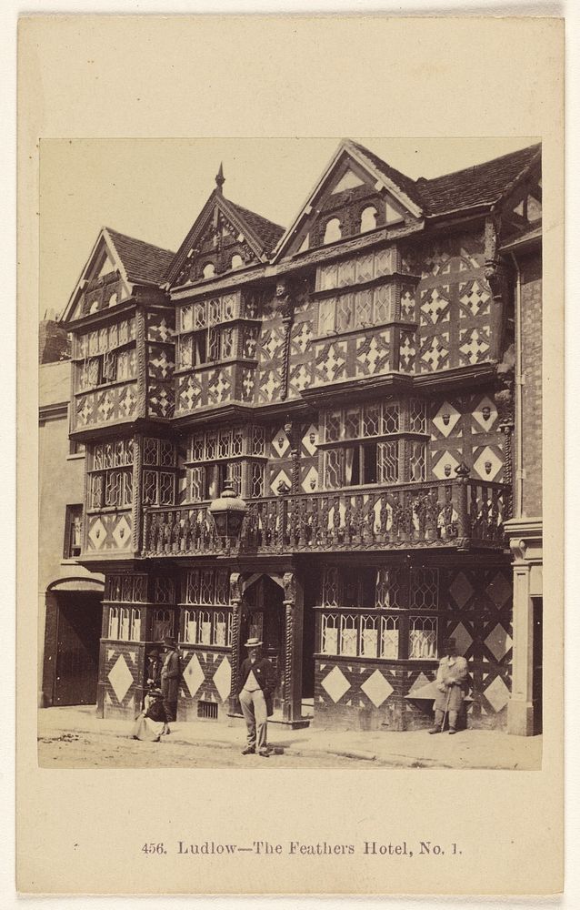 Ludlow - The Feathers Hotel, No. 1. by Francis Bedford