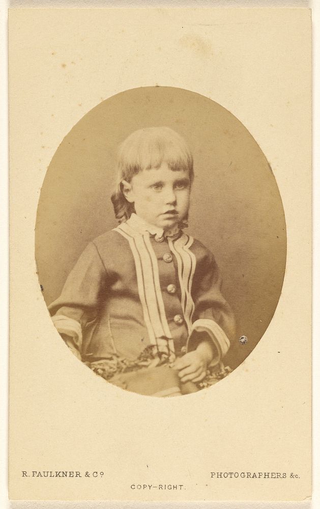 Edith - aged 4. by Robert Faulkner and Co