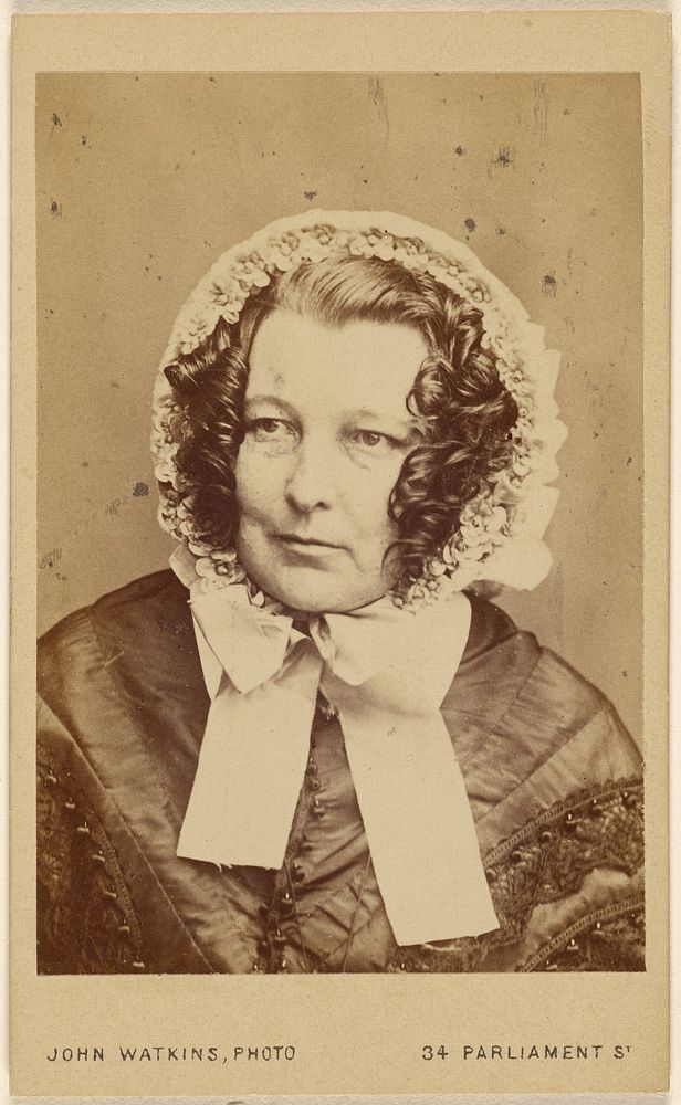 Eliza Cook. (1818 - 1889 middle age) by John Watkins