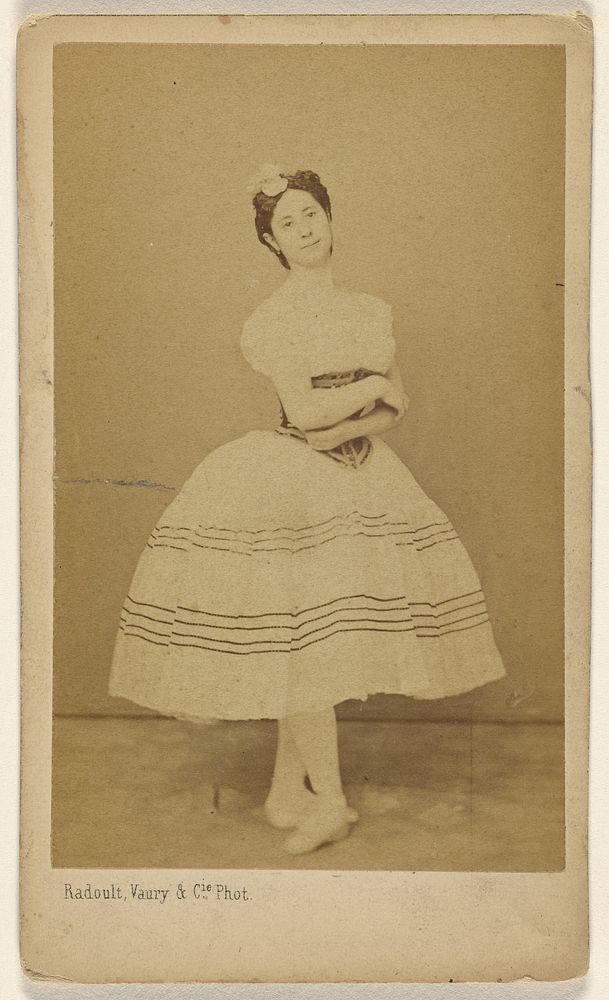Unidentified dancer, standing by Radoult and Vaury and Cie