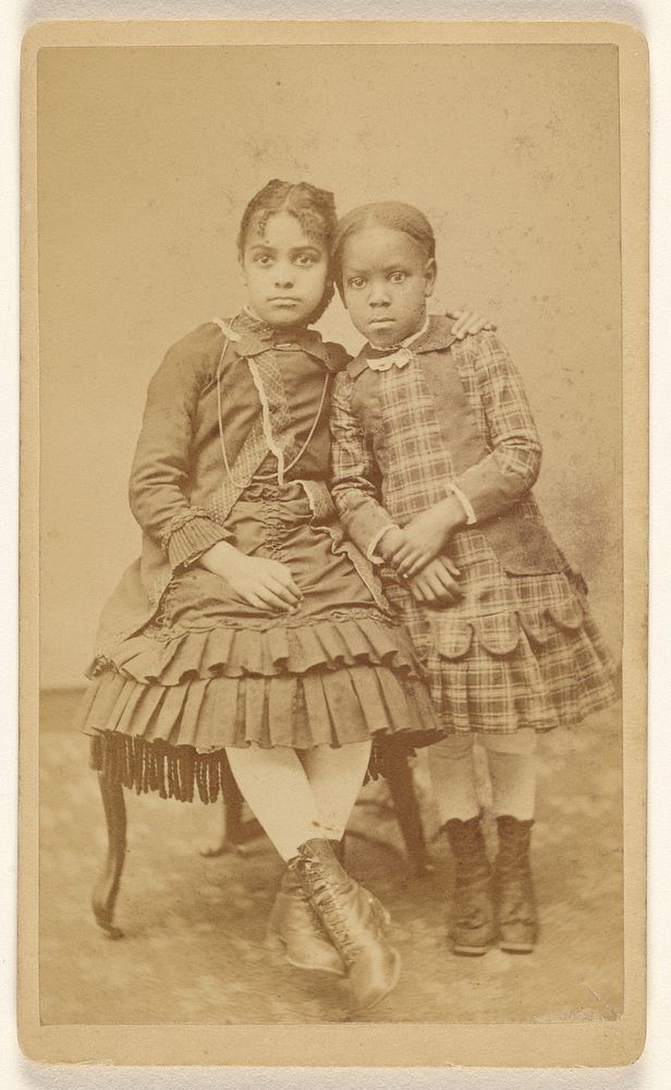 Portrait of Two Girls by Joseph J Butman