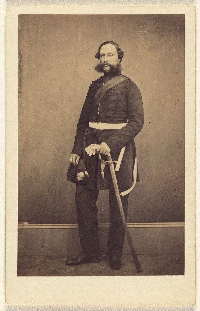 Man in military uniform by Maull and Polyblank
