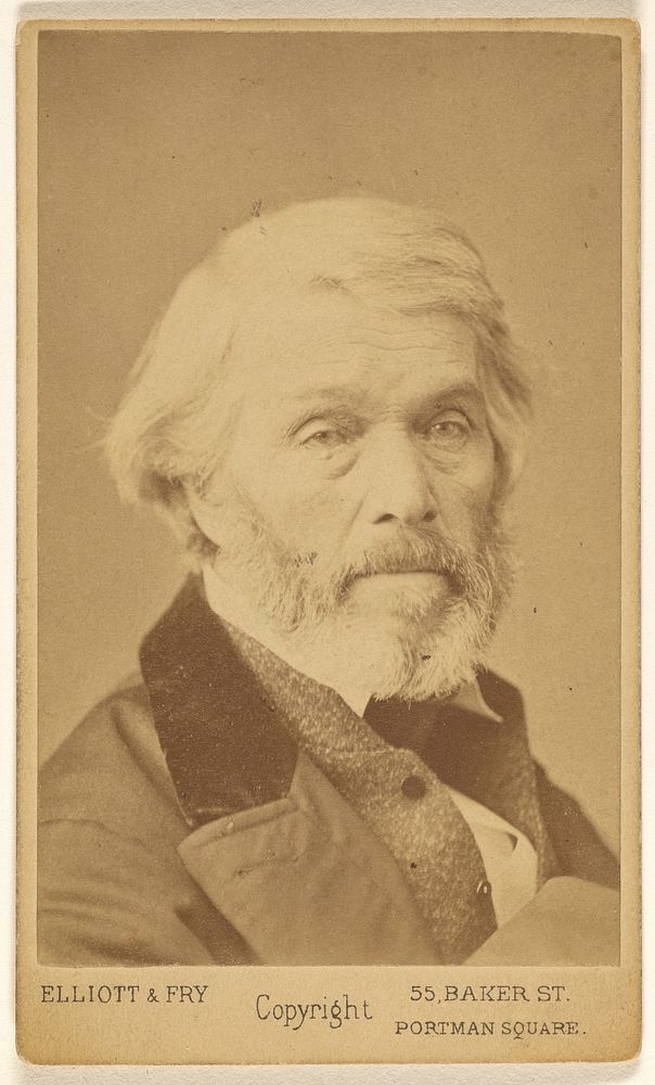 Thomas Carlyle by Elliott and Fry