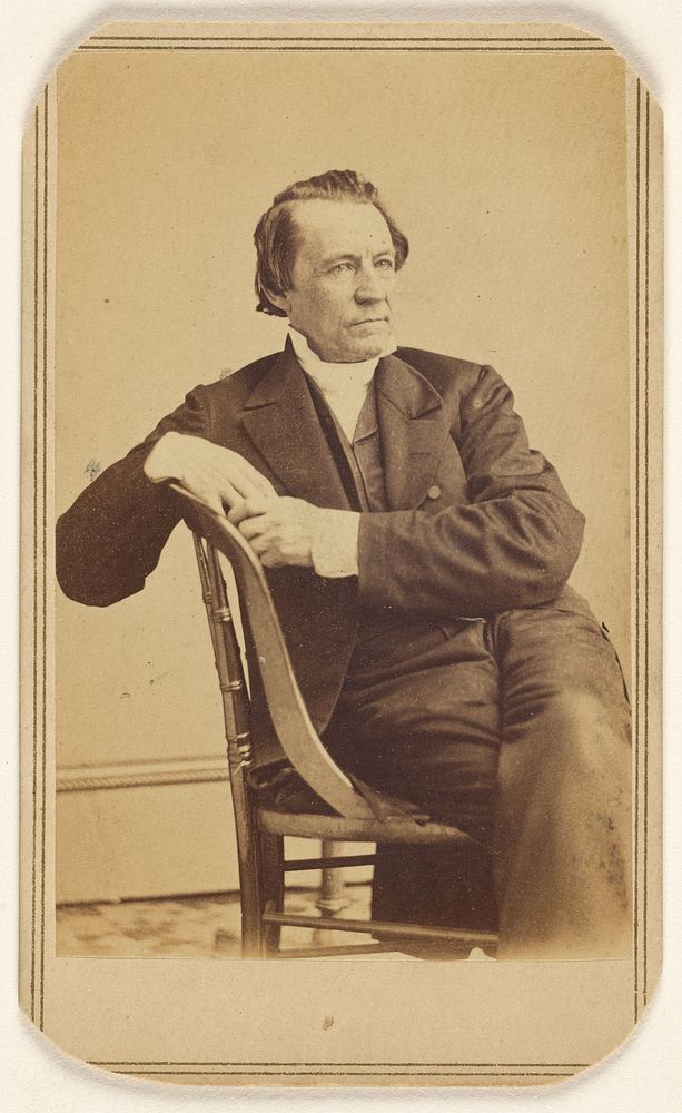 Edwin F. Hatfield, D.D. by Mathew B Brady